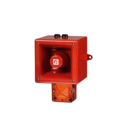 Combi AL112N 230vAC [ red] 2:AMBER 112dB(A) 5J IP66 45T v=+/-10%